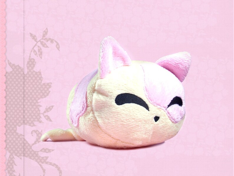 Cat plush cuddly plushie kawaii marshmallow cat cute soft toy | Etsy