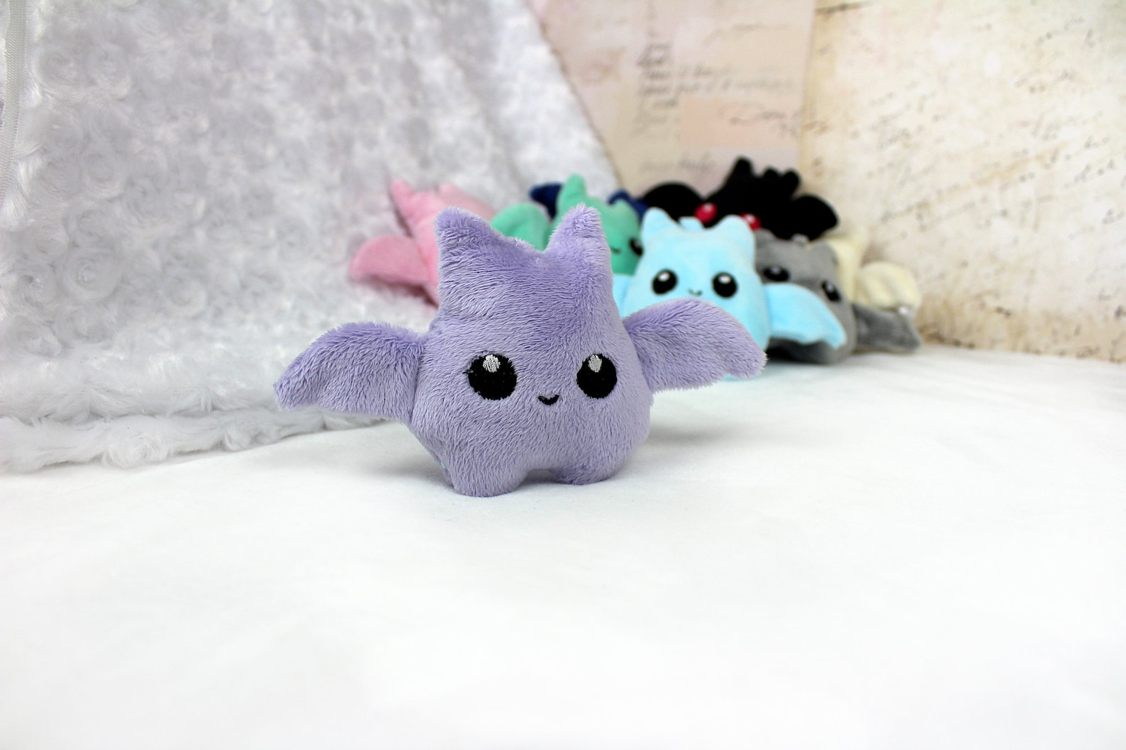 Bat keychain cute bat kawaii keychain bat plush bat gift Etsy
