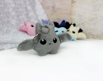 Bat keychain, cute bat, kawaii keychain, bat plush, bat gift, kawaii plush, kawaii toy, cute soft toy, kawaii bat plush, bat key chain