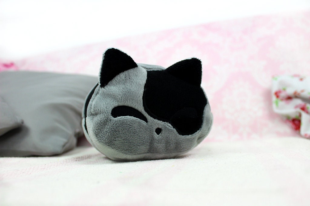 Cuddly toy cat plush kawaii marshmallow cat // sweet cat to Etsy