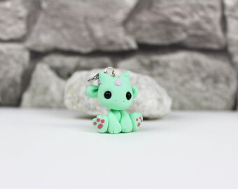 Dragon charm // kawaii // Dragon pendant // polymer clay // handmade // kawaii  jewelry // gift