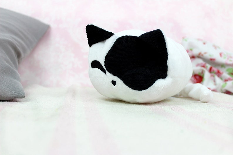 Cuddly Toy Cat Plush Kawaii Marshmallow Cat // Sweet Cat to Etsy