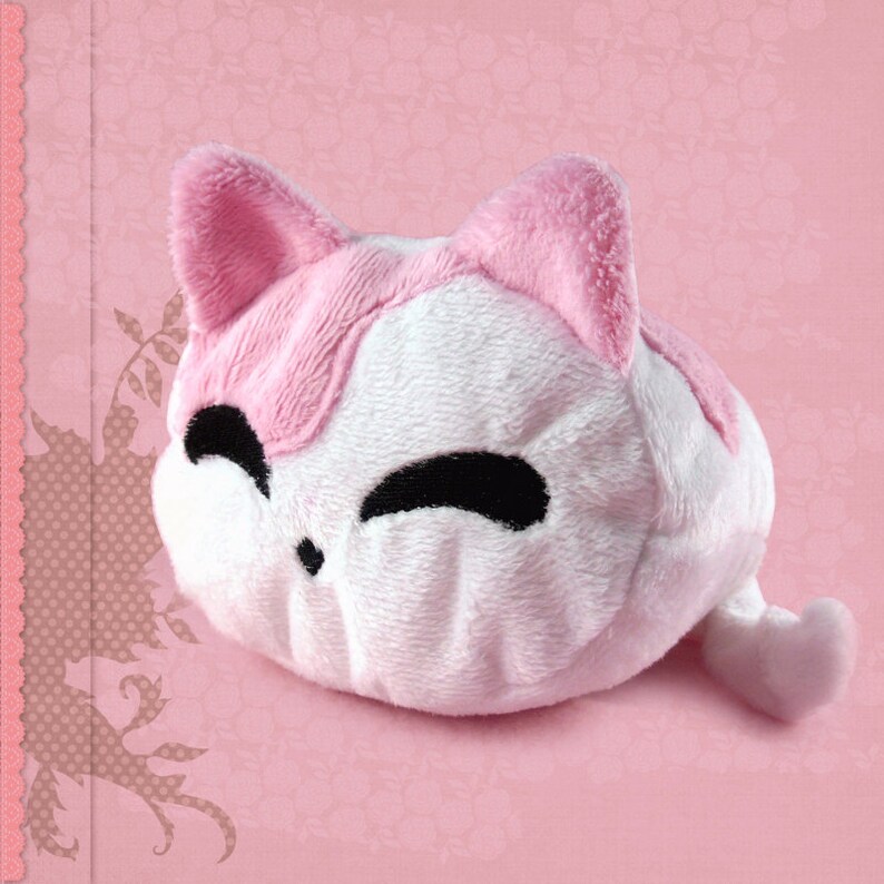 marshmallow cat plush