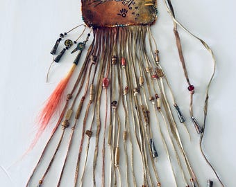Indian Medicine bag Appaloosa Ghost Horses pouch Native American style  leather beaded hand designed crafted war horses ponies running