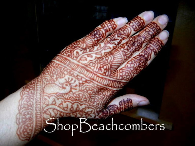 Brown Red Henna Tattoo Body Art Powder or Hair Color Ora Professional Organic Rajasthani Mehndi 100 Grams 2023 Crop FREE USA SHIPPING image 3