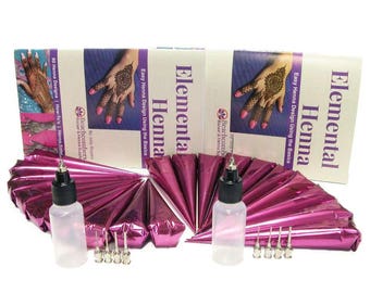 Fund Raiser Mehndi Henna Tattoo Kit Pre-Mixed PASTE for Charity School Events Festivals Parties
