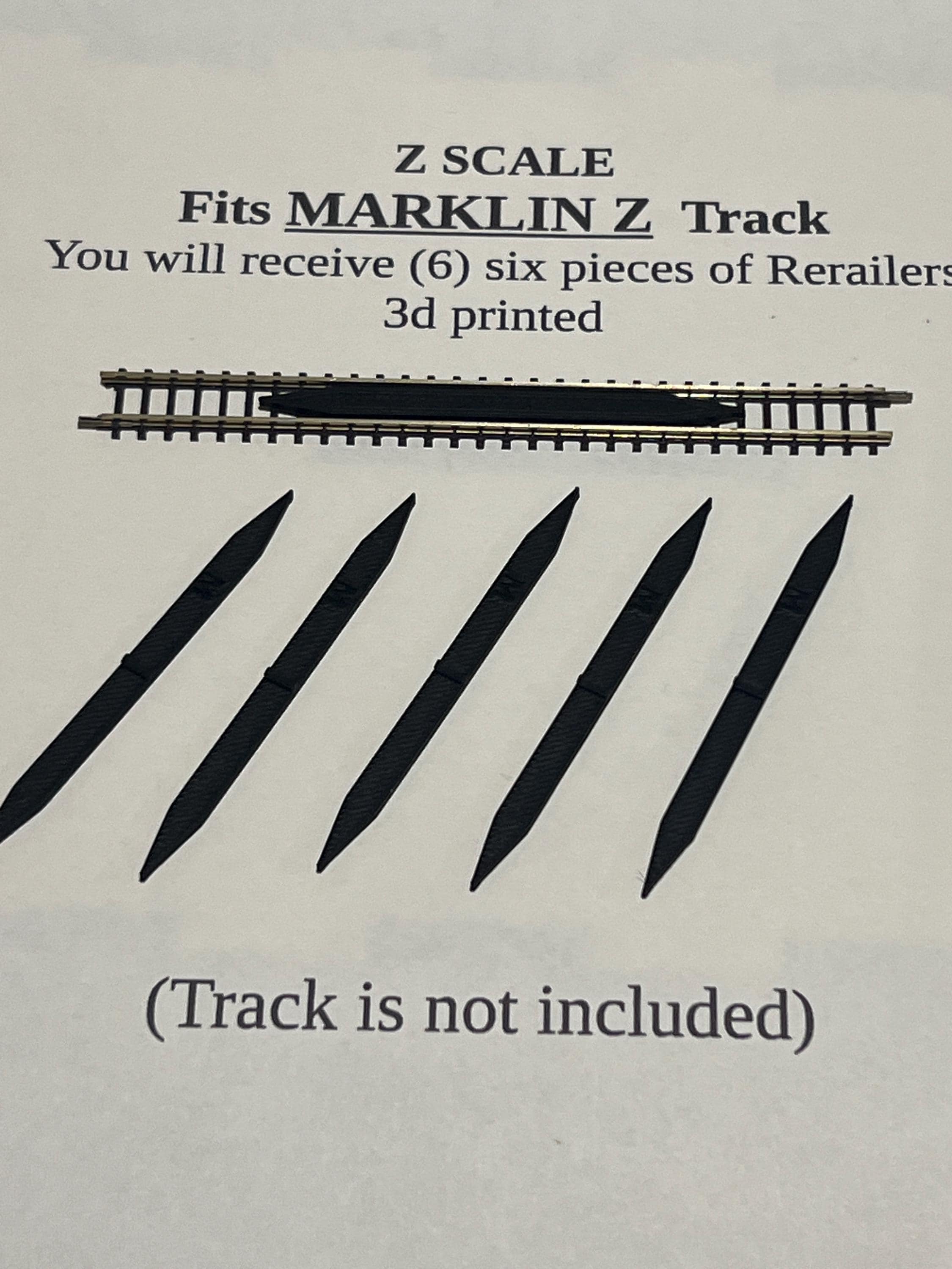 Z Scale Rerailer Ramp MARKLIN Track - Z Scale Track - RERAILER - Crossing - 3d Printed - Etsy