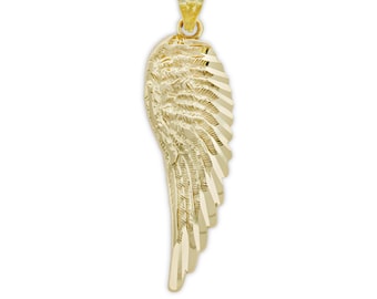 Charm America Gold Angel Wing Charm 10 