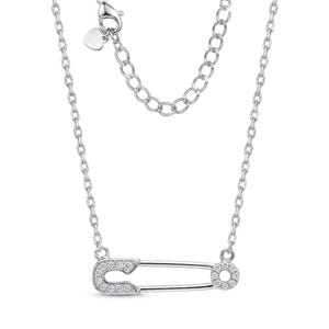 Safety pin necklace - Etsy 日本