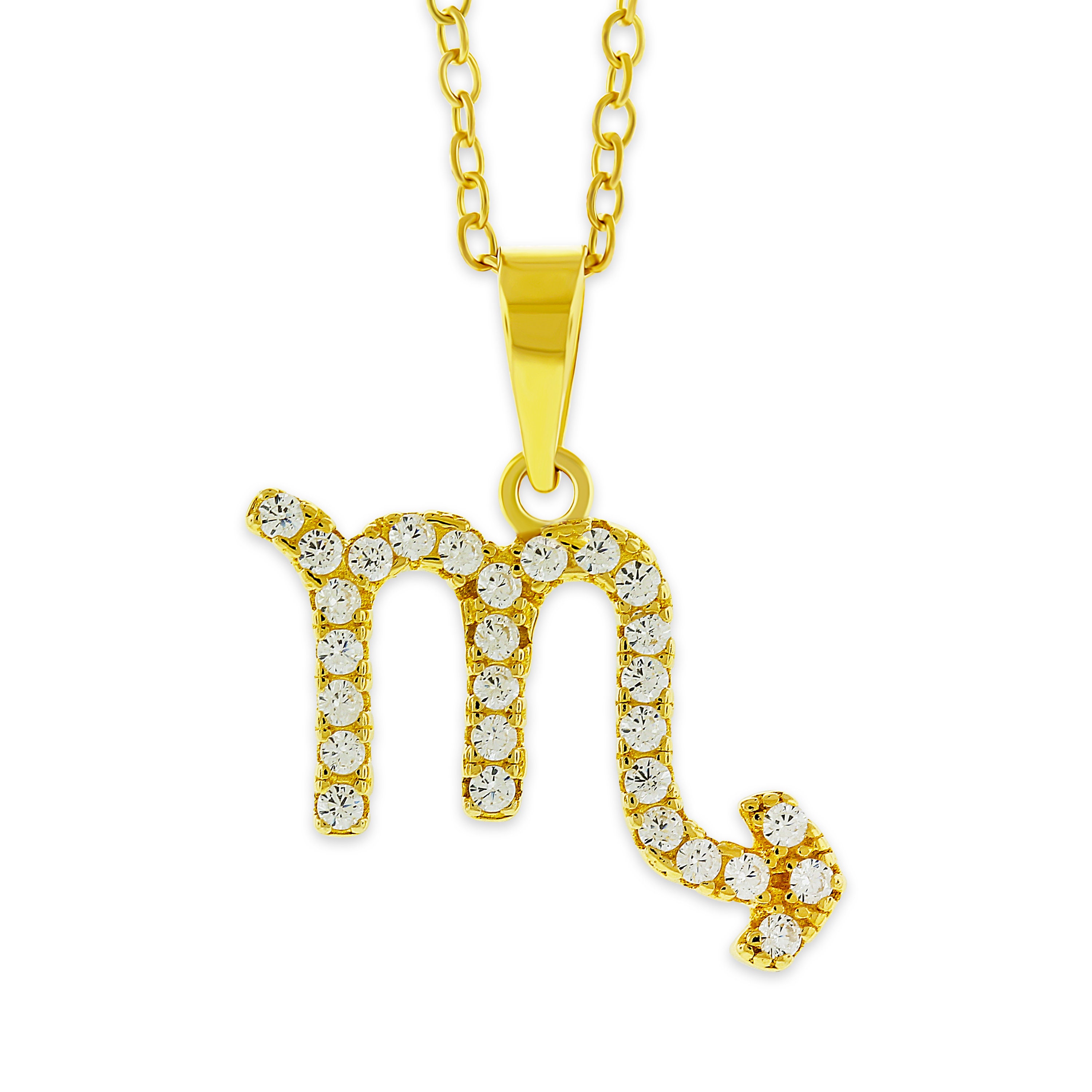 Scorpio on sale sign necklace