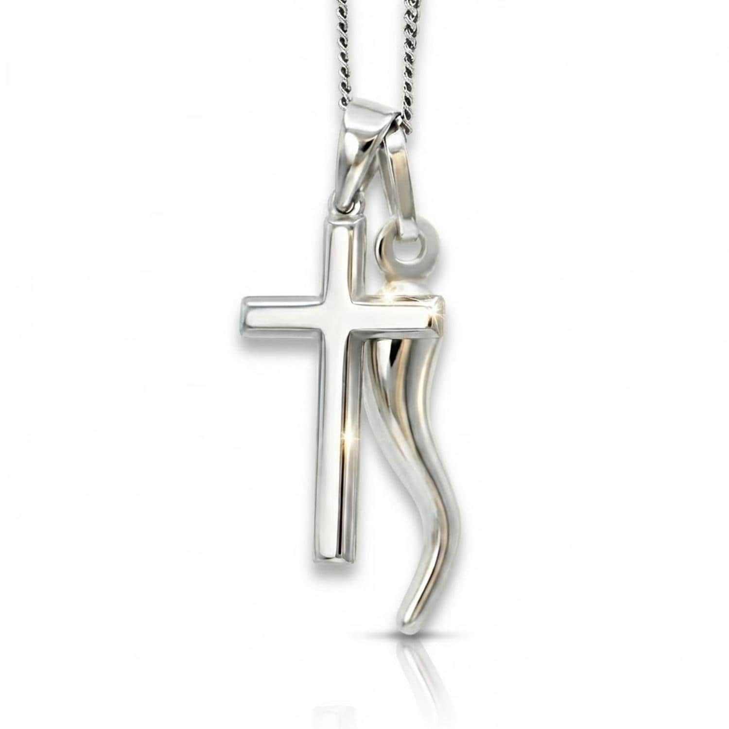 アクセサリー Vintage Italy 925 cross necklace Italy 925 Cross - Etsy