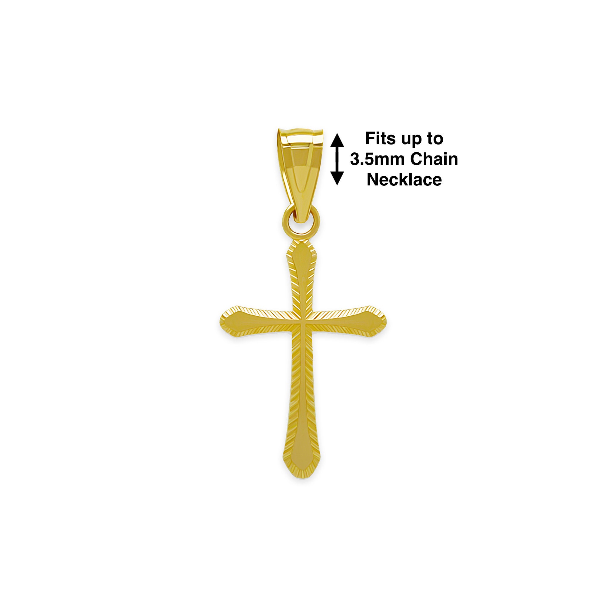 916 gold hotsell cross pendant