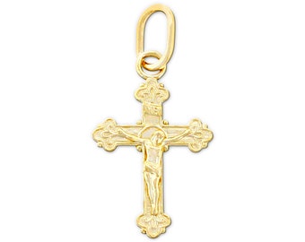 Gold Cross Necklace - Etsy