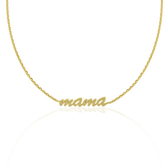 14 karat gold mom necklace deals