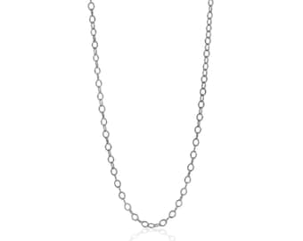 Cadena ajustable de plata de ley