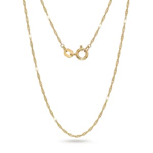 Goldseil Kette - 10 Karat Solid Gold - 1 mm - Barely-There Halskette - Goldkette - Goldkette - Minimalistische Halskette Bild 1