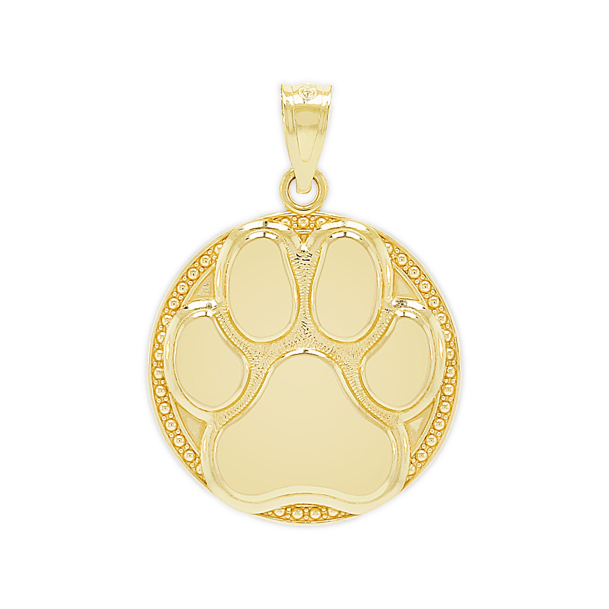 Gold Dog Bone Mini Charm Helen Ficalora 14K Pink Gold By Helen