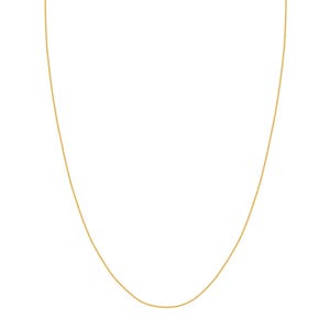 14 Karat Gold Wheat Chain Necklace - 1.5mm Thickness - Gold Chain - Lobster Claw Clasp