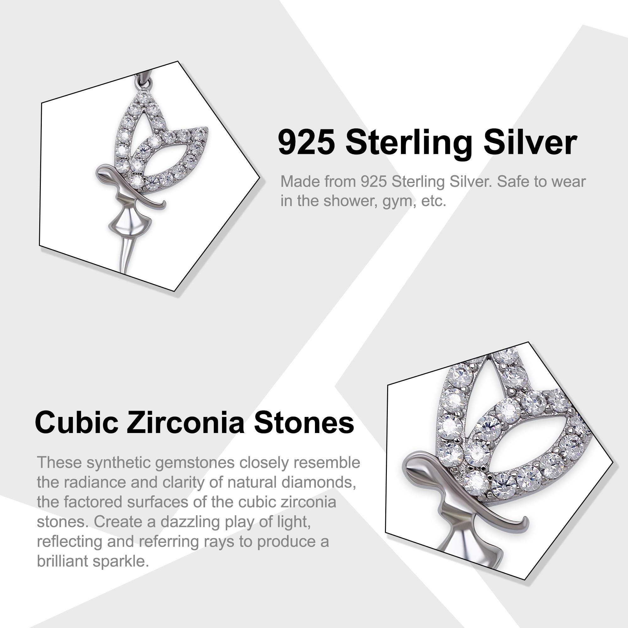 ◆ENGBROX◆ silver925 starlight cubic necklace starlight cubic necklace - ENGBROX | 60% - Asian Fashion