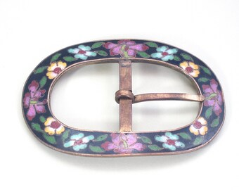 abalone belt buckle