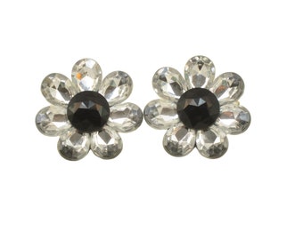 Clips para suéter de flores grandes