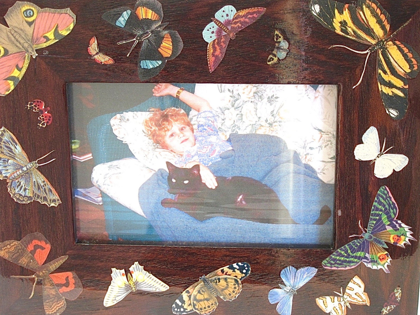 Decoupage picture frame decorative frame photo frame Etsy