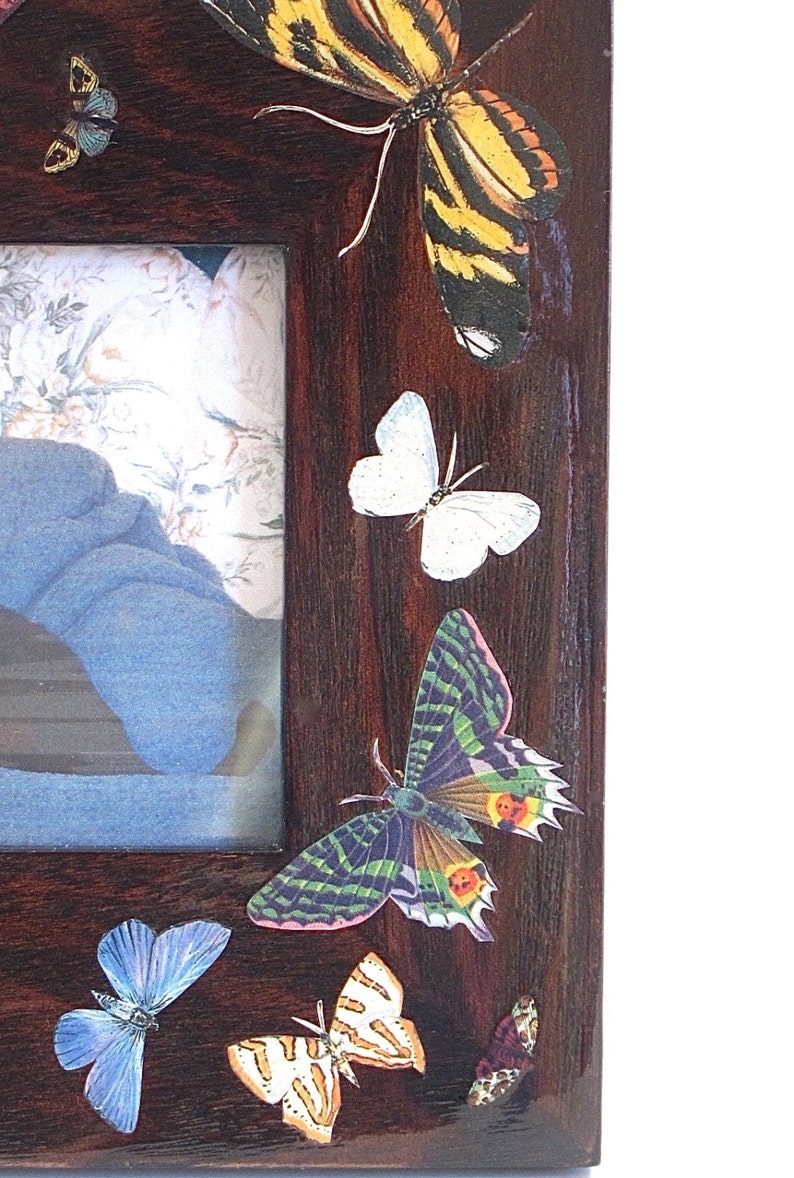 Decoupage picture frame decorative frame photo frame Etsy