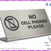 4x8 Engraved Plastic Professional Office Lobby Front Desk Sign - No ...