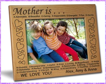 4x6 Personalized Custom Engraved Mother Frame