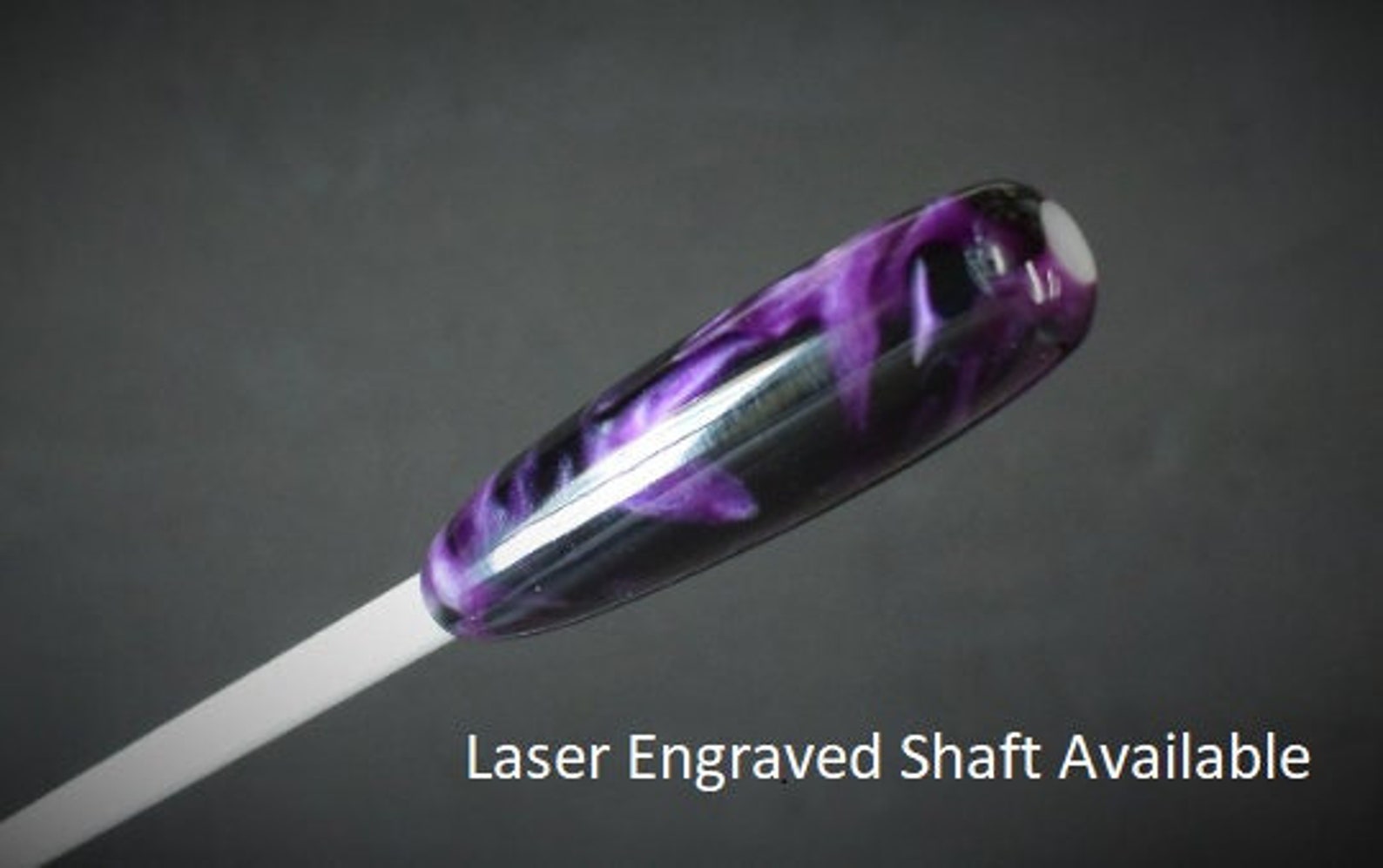 Personalized Music Conductor Baton Deep Purple Swirl Acrylic Etsy