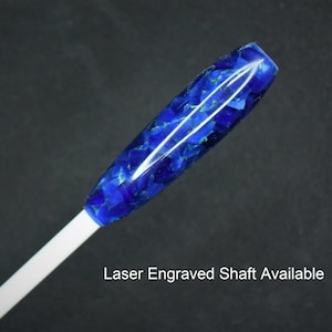 Music Conductor Baton: Blue crush Acrylic plus Gift Box