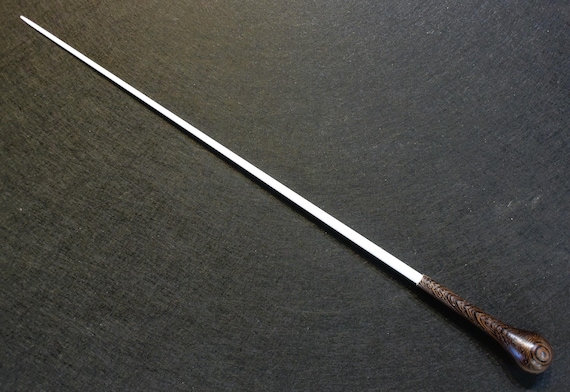 Music Conductor's Baton: Exotic Wenge With Long Handle and Gift