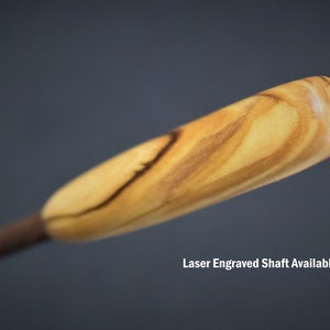 Olivewood and Black Walnut Music Conductor Baton with Gift Box