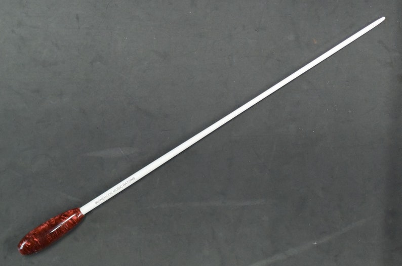 Personalized Music Conductor Baton Pearlescent Deep Red Swirl Etsy