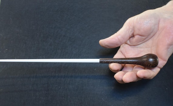 Music Conductor's Baton: Exotic Wenge With Long Handle and Gift