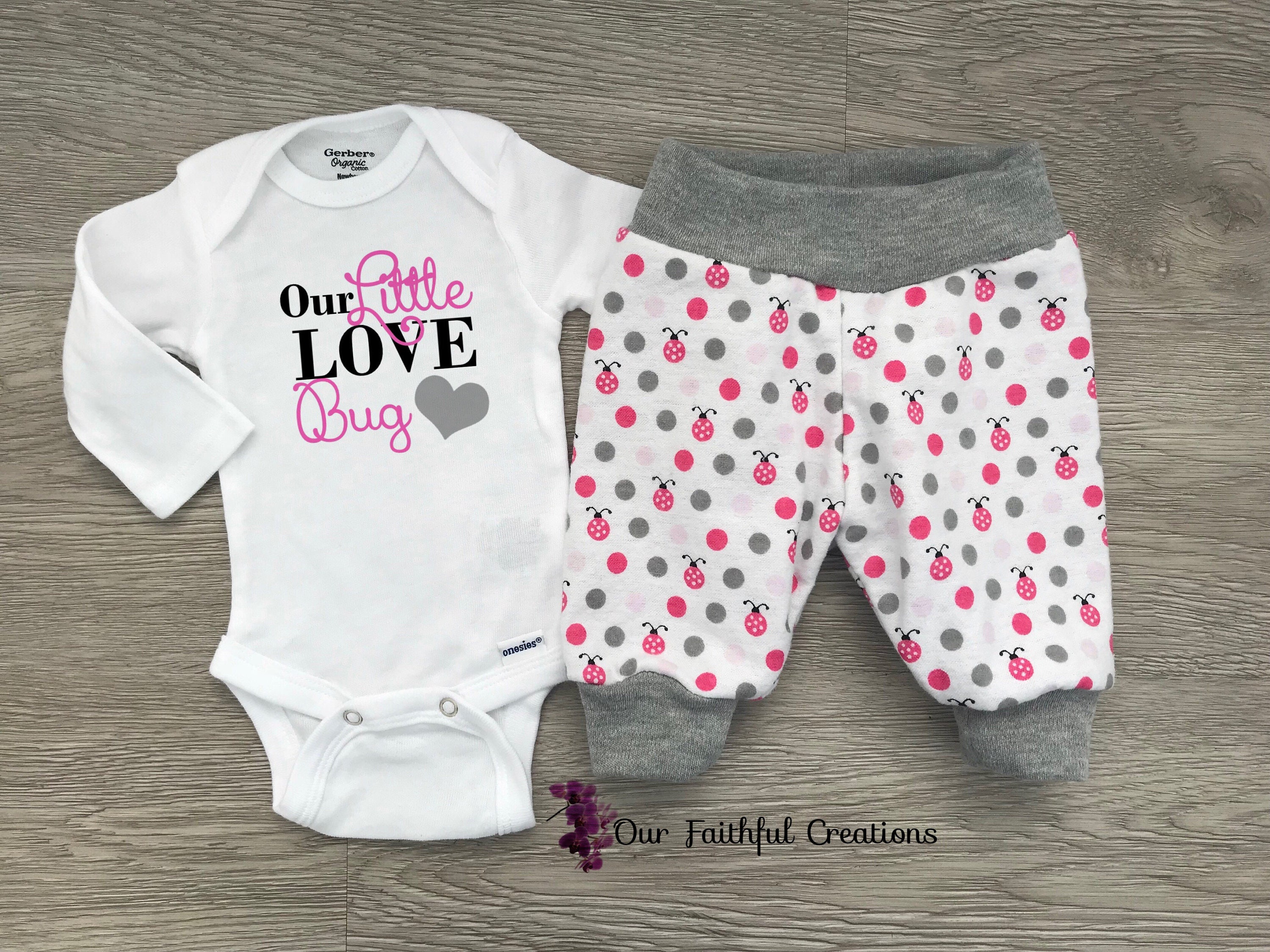 ladybug onesie baby