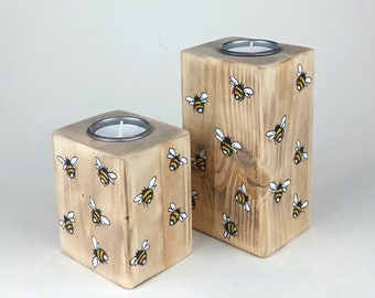 Bumblebee's Tea Light Holder - Original Artwork