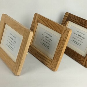 Oak Picture Frame 18 x 14 Solid Oak 'ACORN' Picture Frame Hand Crafted Available in various sizes & finishes image 5