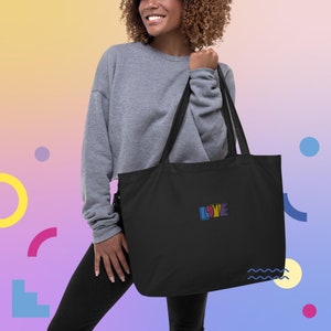 Liebe bestickte Tasche, große Tasche, bestickte Tasche, Liebe Tasche, Strandtasche, Pool Tasche, ideal für Muttertag