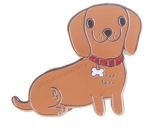 Dachshund - Sausage Dog Enamel Pin