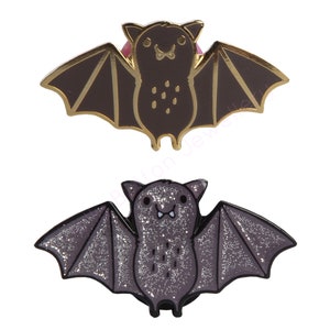 Bat Enamel Pin - Halloween