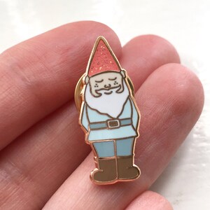 Gnome Enamel Pin image 2