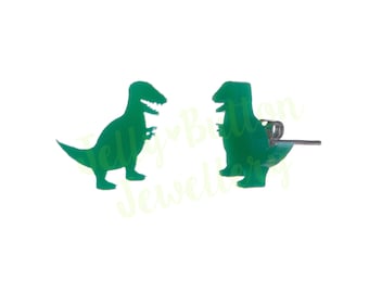 T-Rex Dinosaur Acrylic Earrings