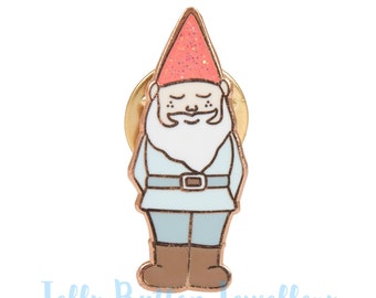 Gnome Enamel Pin