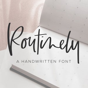 Routinely Script Font: Modern Signature Style