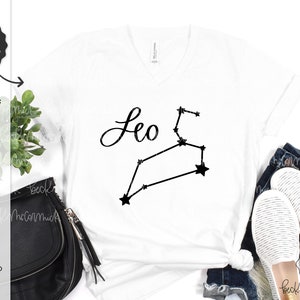 Leo SVG - Zodiac SVG - Sterrenbeeld Svg - Instant Download Cricut - Cricut Svg - Astrologie Svg - Verjaardag Svg - Horoscoop Svg