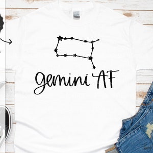 Gemini SVG - Dierenriem SVG - Sterrenbeeld Svg - Instant Download Cricut - Cricut Svg - Astrologie Svg - Verjaardag Svg - Horoscoop Svg