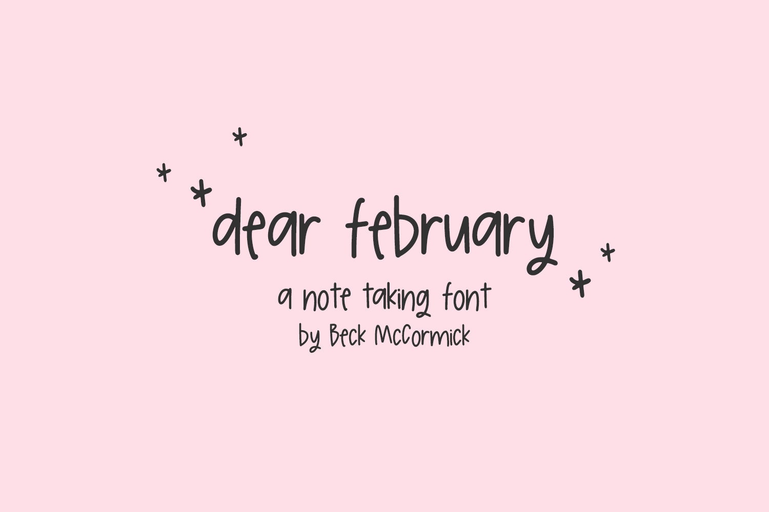 Dear February Font - Quirky Handwritten Font for Cricut, Procreate ...