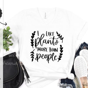 Ich mag Pflanzen mehr als Menschen SVG-Datei - Cricut SVG - Cricut Datei - Cricut Download - Silhouette-Datei - Pflanzen Mama Svg - Pflanzen Svg