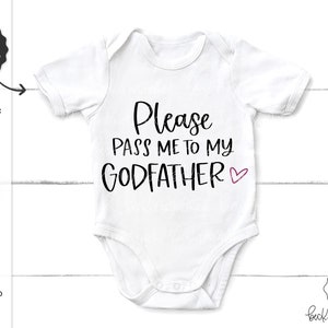Por favor, pásame a mi padrino SVG - Onesie SVG - Nuevo bebé SVG - Familia Svg - Linda camisa de bebé - Descarga instantánea Cricut - Cricut Svg
